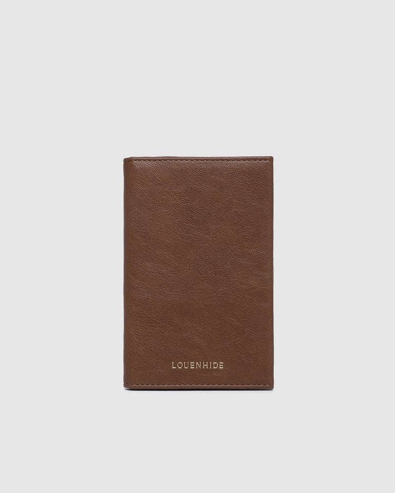 Louenhide - Venice Passport Holder - Saddle Cognac