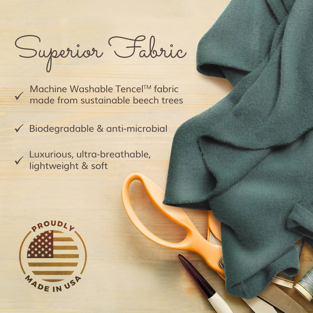 HappyLuxe - The Wayfarer Travel Wrap in Eco-Cashmere Sage Green