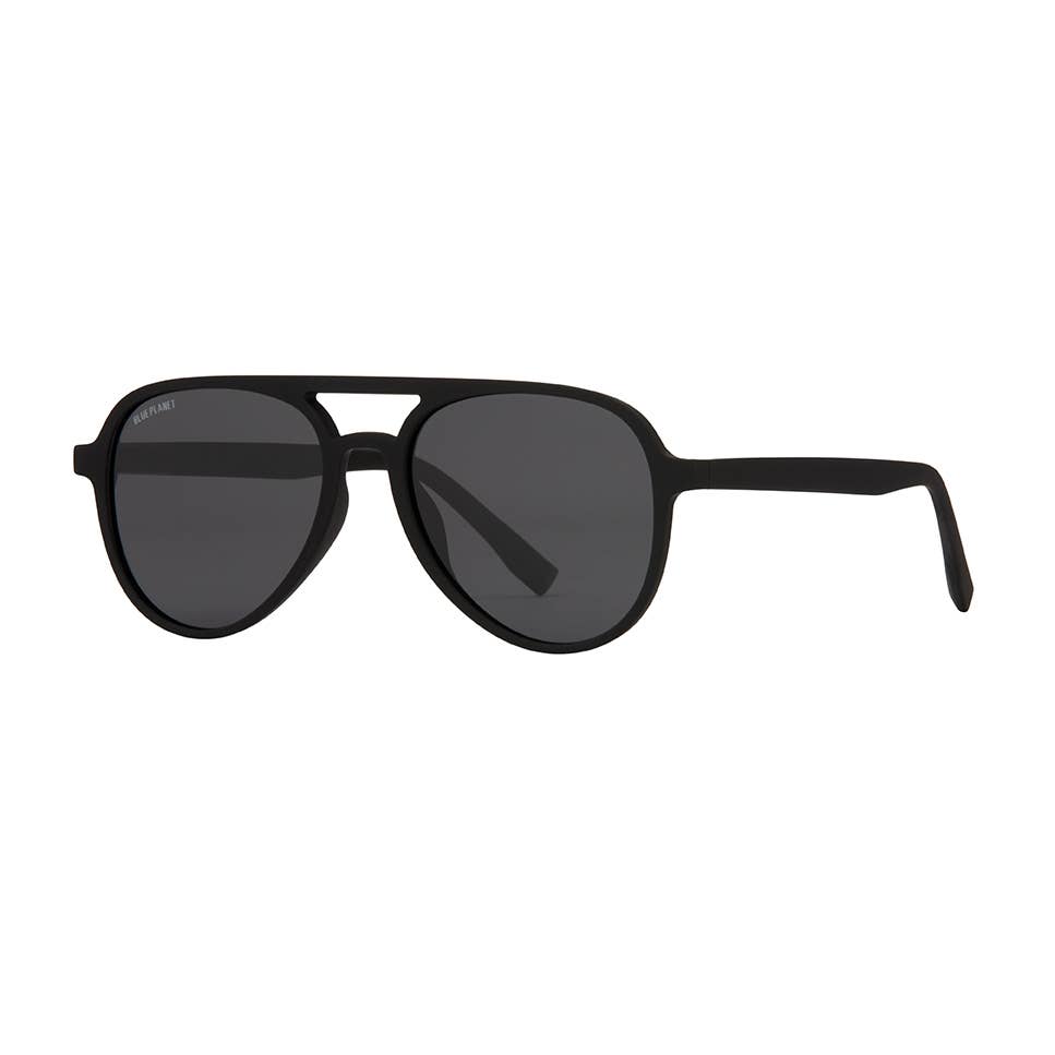 Blue Planet Eco-Eyewear - BP10323 - Dunes - Soft Onyx / Smoke Polarized Lenses