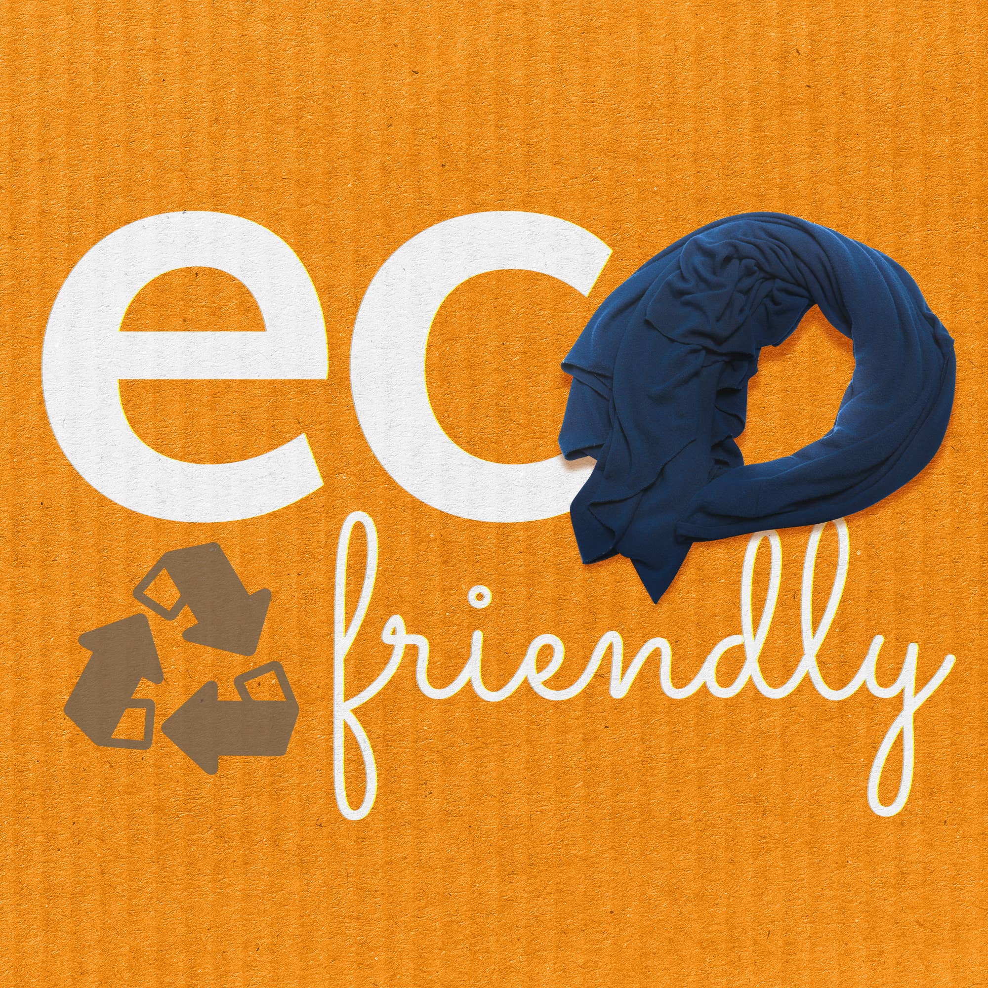 HappyLuxe - The Wayfarer Travel Wrap in Eco-Cashmere - Navy Blue