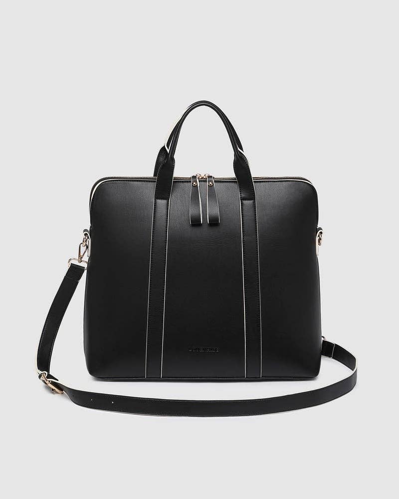 Louenhide - Rhodes Trolley Laptop Bag - Black and White
