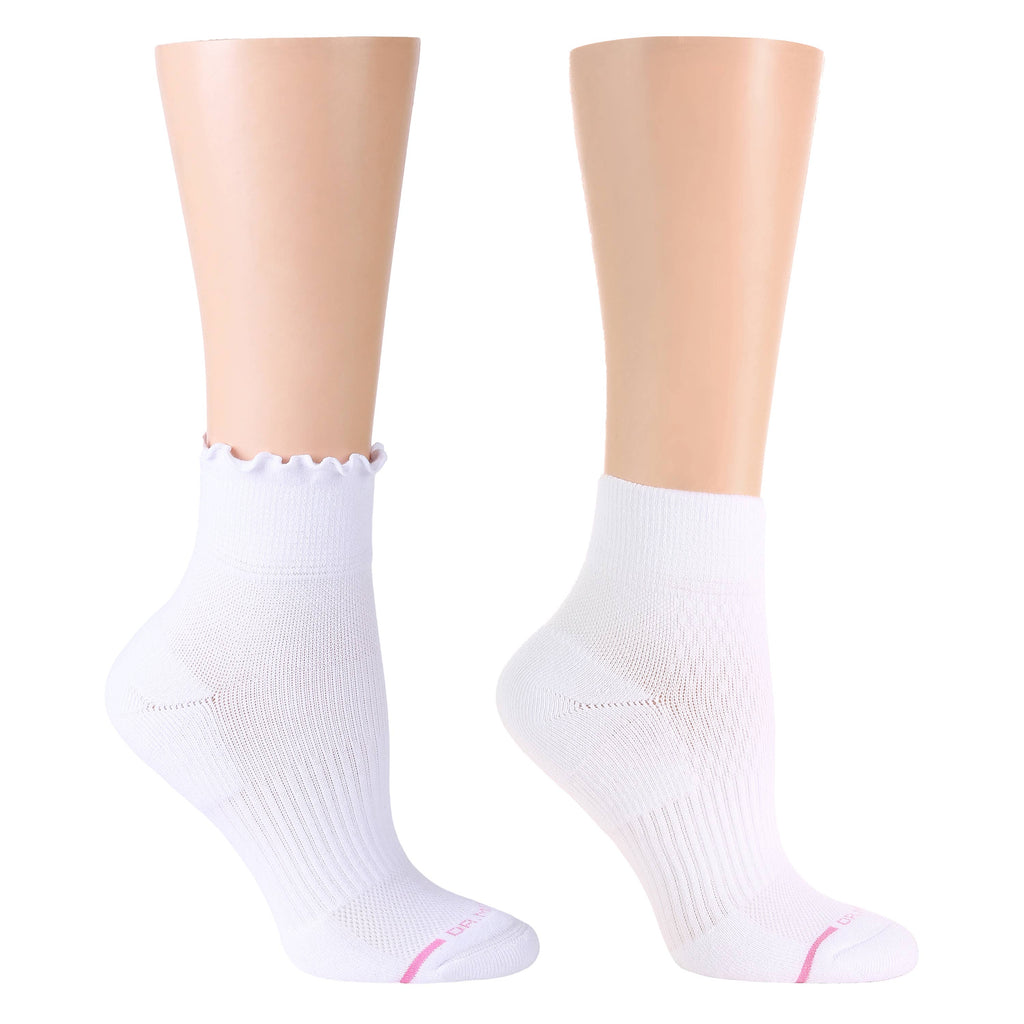 Dr. Motion - RUFFLE | QUARTER COMPRESSION SOCKS FOR WOMEN