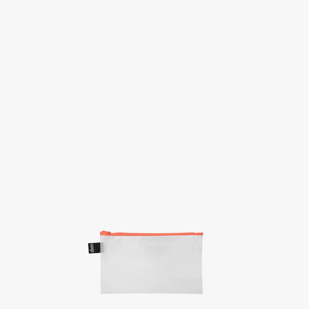 LOQI LLC - TRANSPARENT Milky Neon Zip Pockets