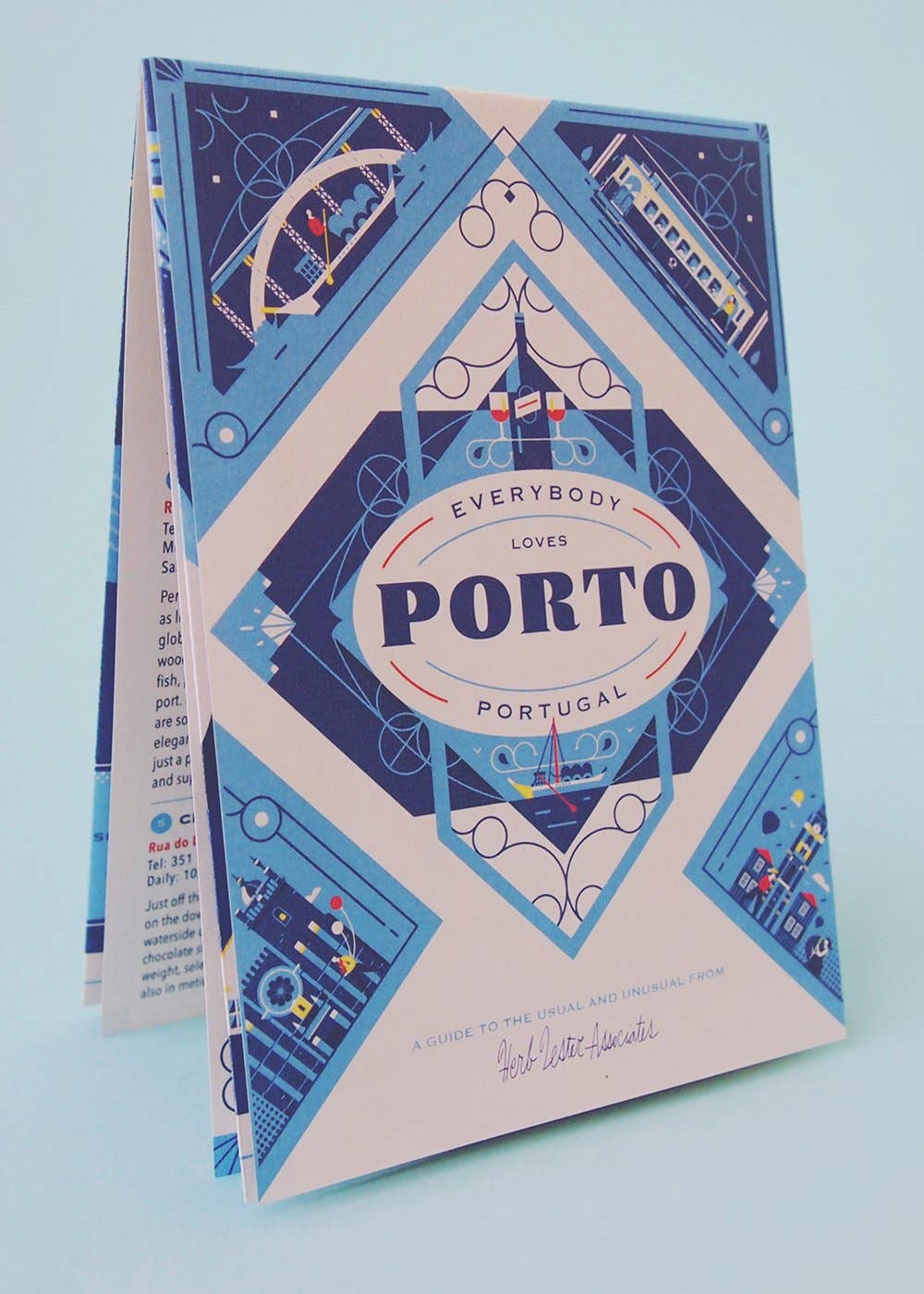 Herb Lester Associates - Everybody Loves Porto - Italy Travel Map & Cultural Guide