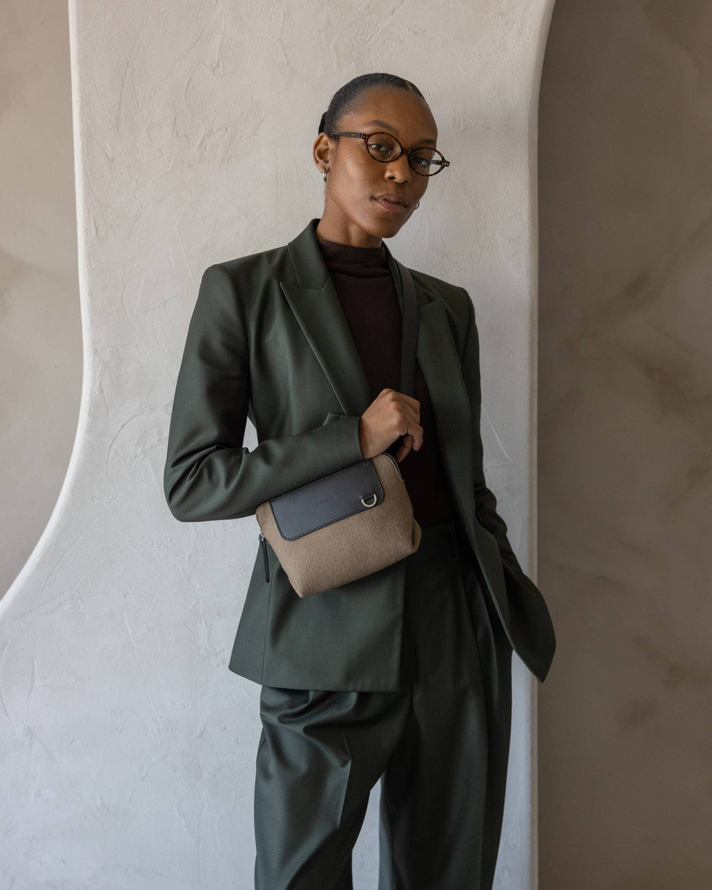 Graf Lantz - Bedford Merino Wool Belt Bag - Cumin
