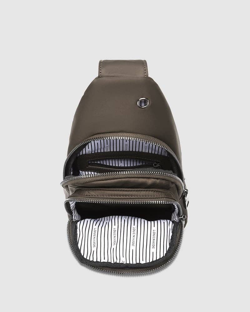 Louenhide - Boyd Nylon Sling Bag - Chocolate