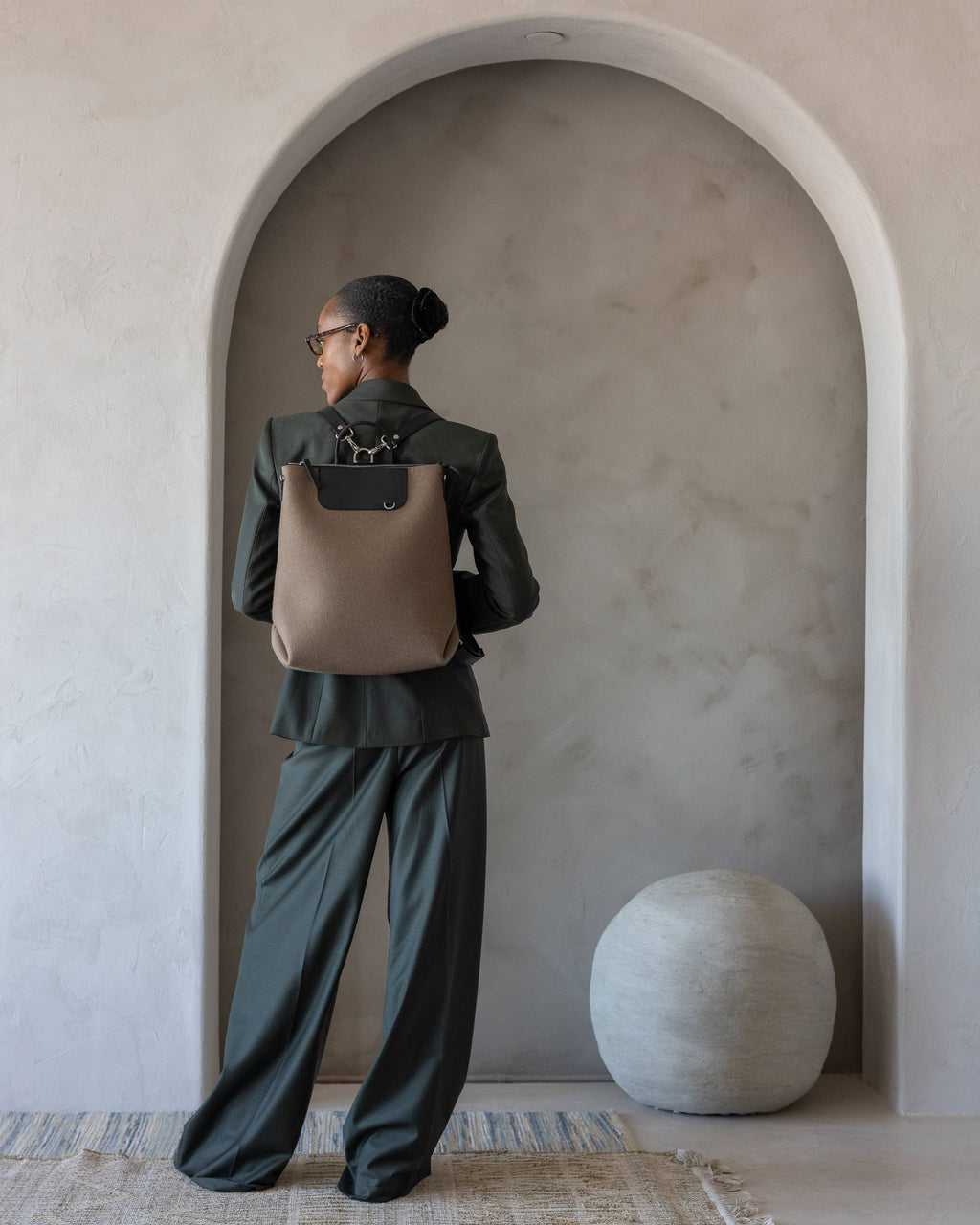 Graf Lantz - Bedford Merino Wool Backpack - Cumin Black
