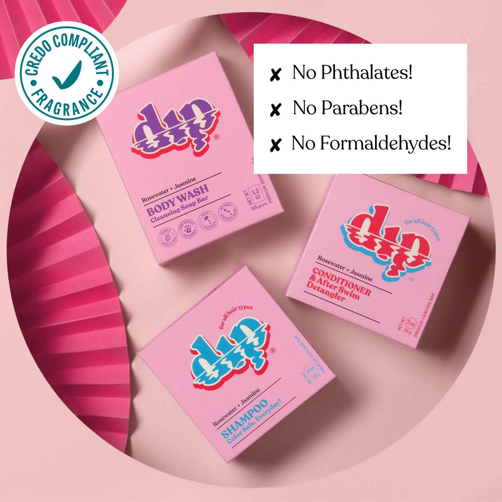 Dip - Dip Shampoo Bar: Color Safe, Everyday- Rosewater & Jasmine