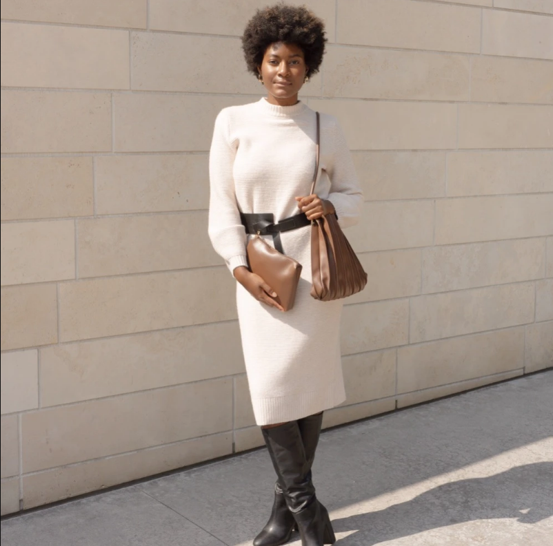 Melie Bianco - Carrie Chocolate Pleated Vegan Shoulder Bag