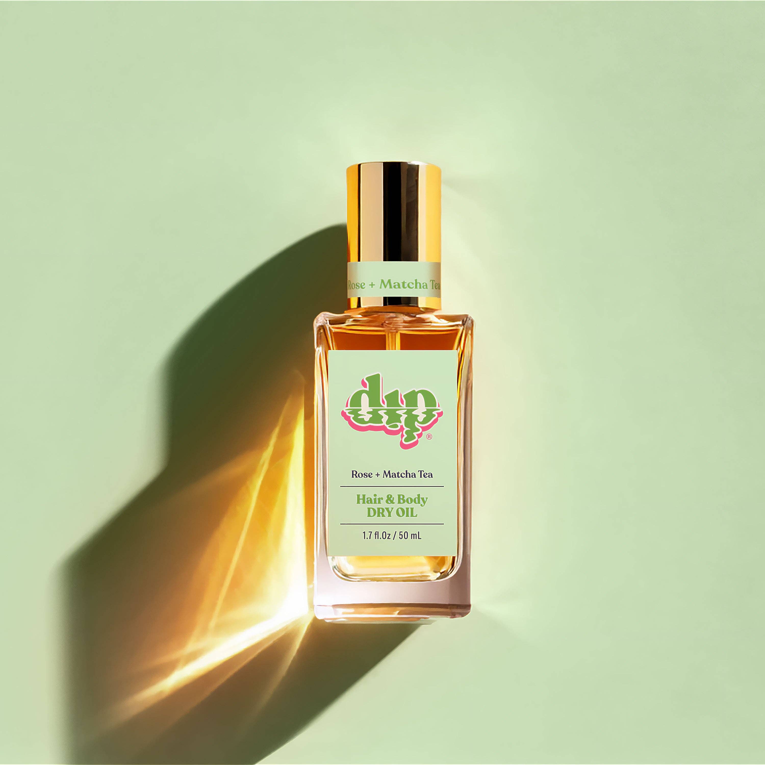 Dip - Dip Hair & Body Dry Oil - Rose & Matcha Tea