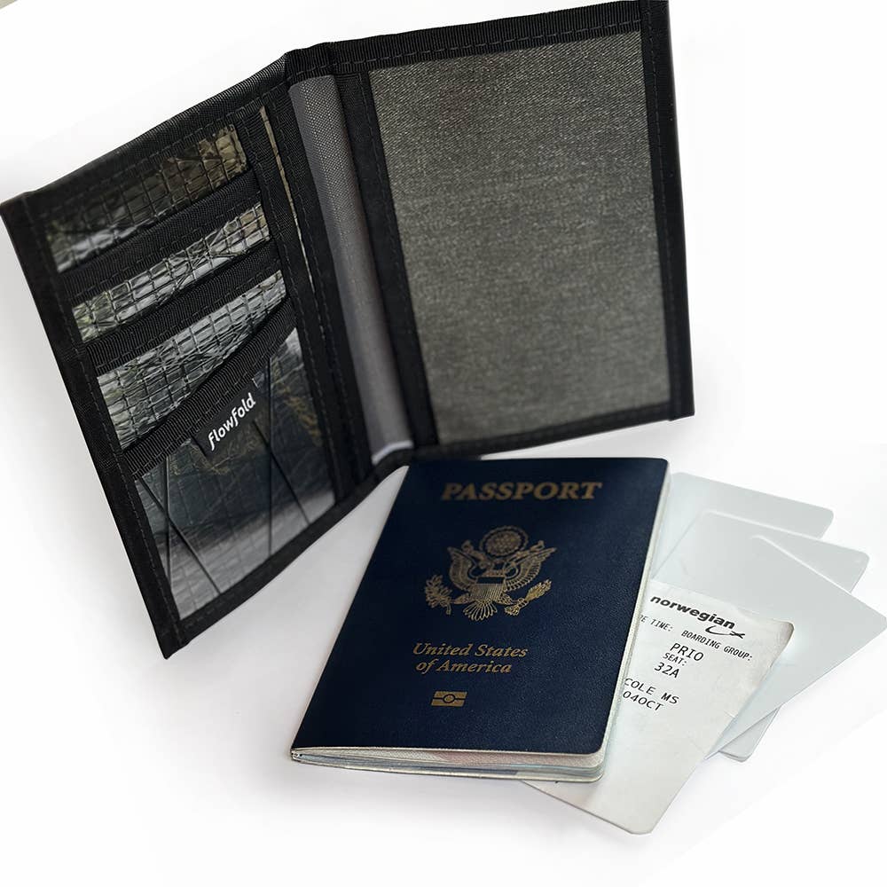 Flowfold - RFID Blocking Navigator - Passport Case & Wallet