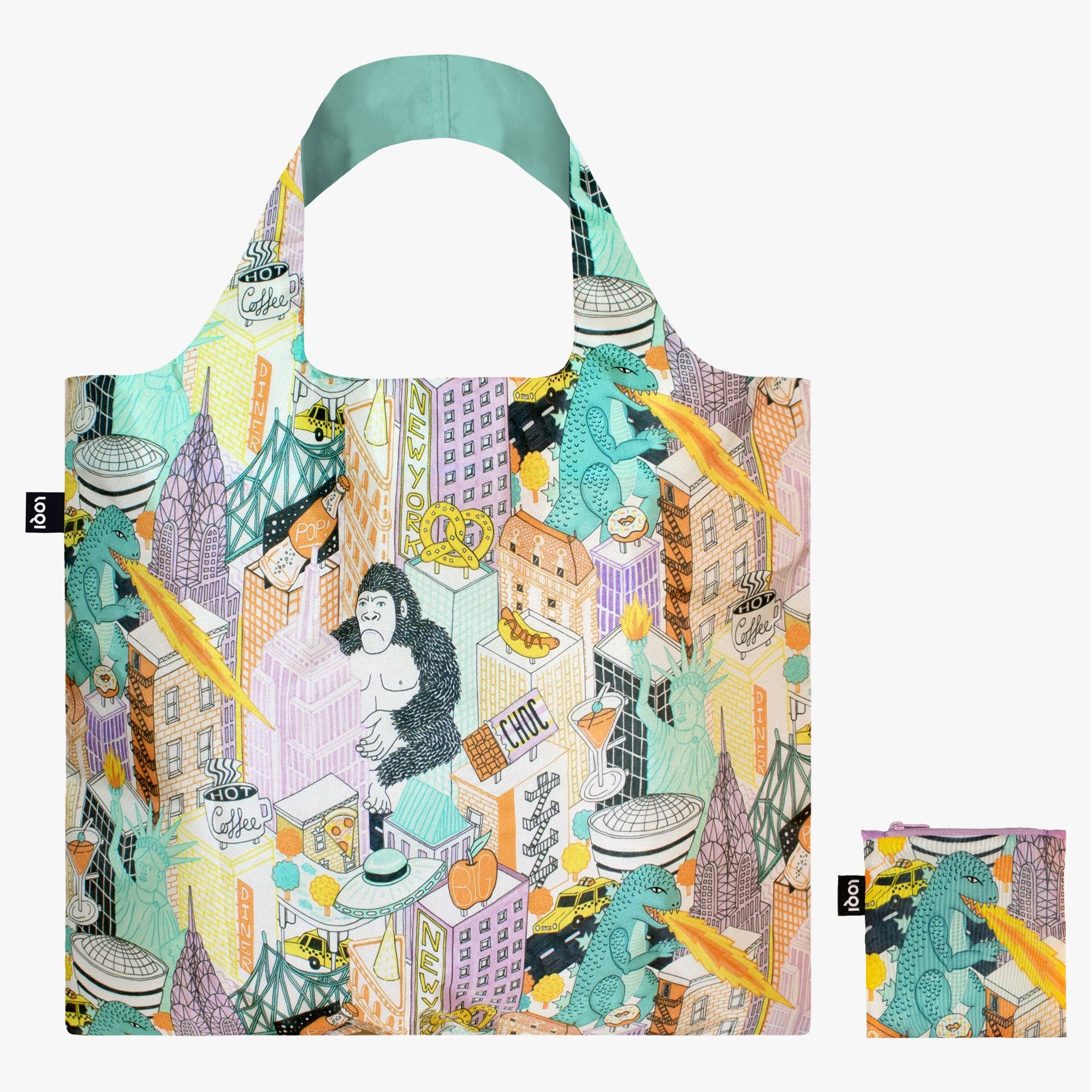 LOQI LLC - JACQUELINE COLLEY Pop Culture New York Recycled Bag
