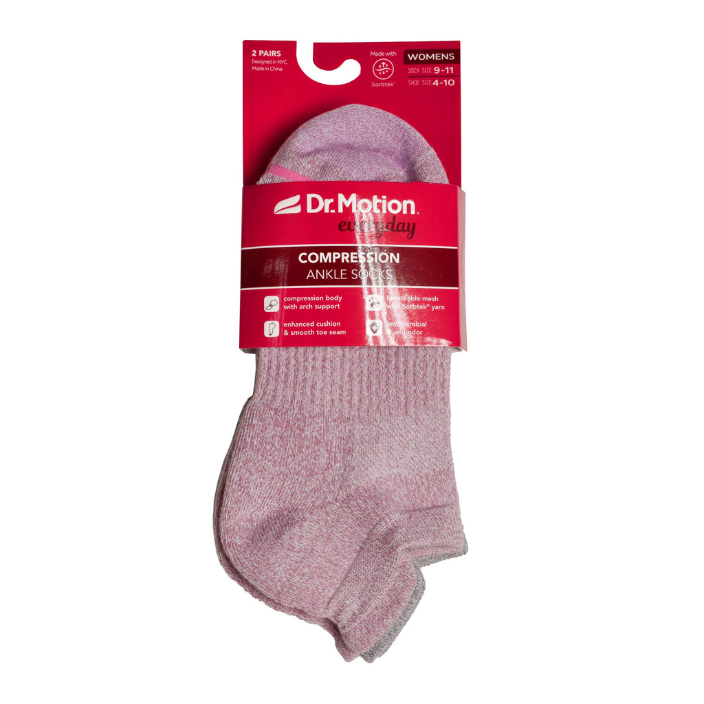 Dr. Motion - Basic Marl | Ankle Compression Socks for Women