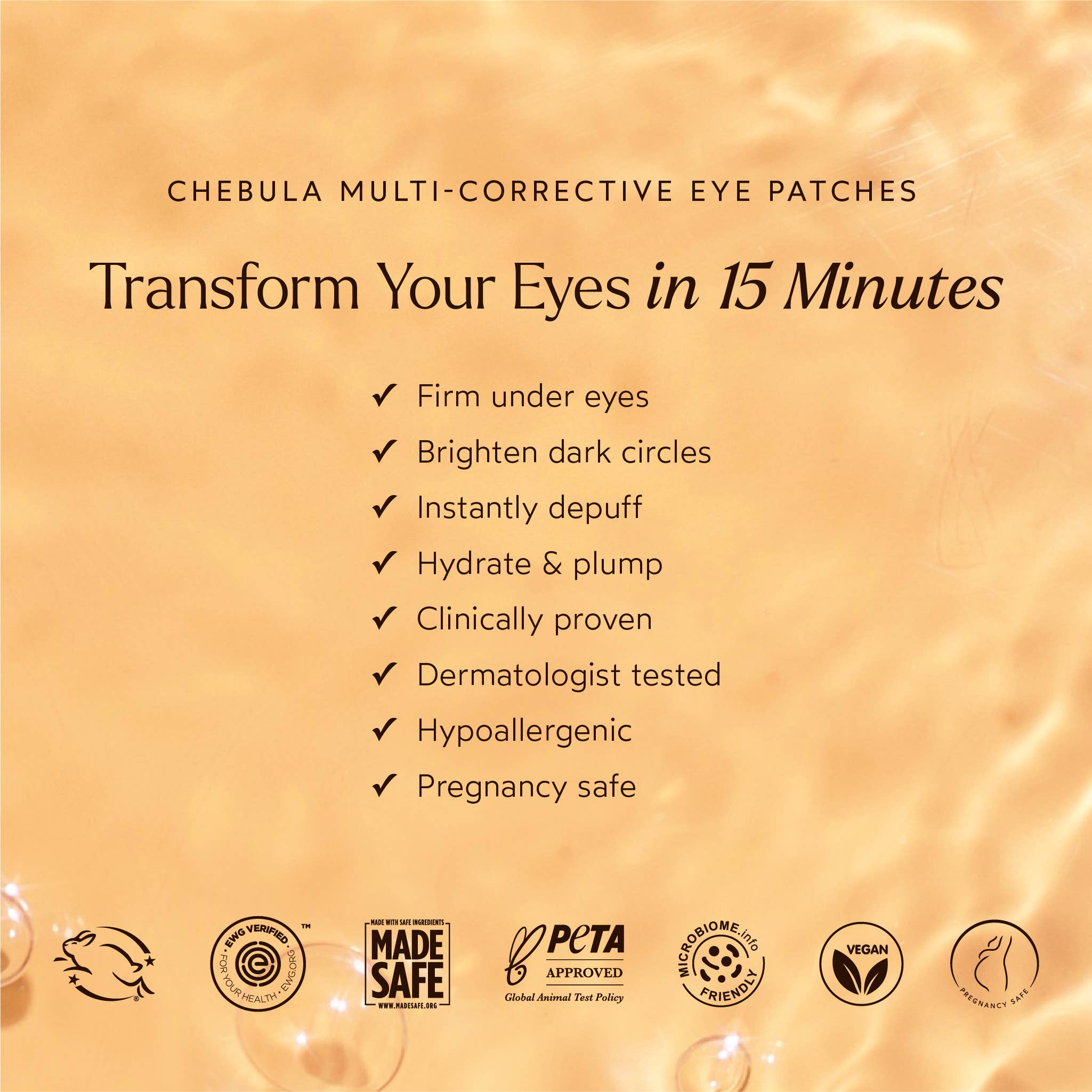 True Botanicals - Brightening Chebula Under Eye Patches