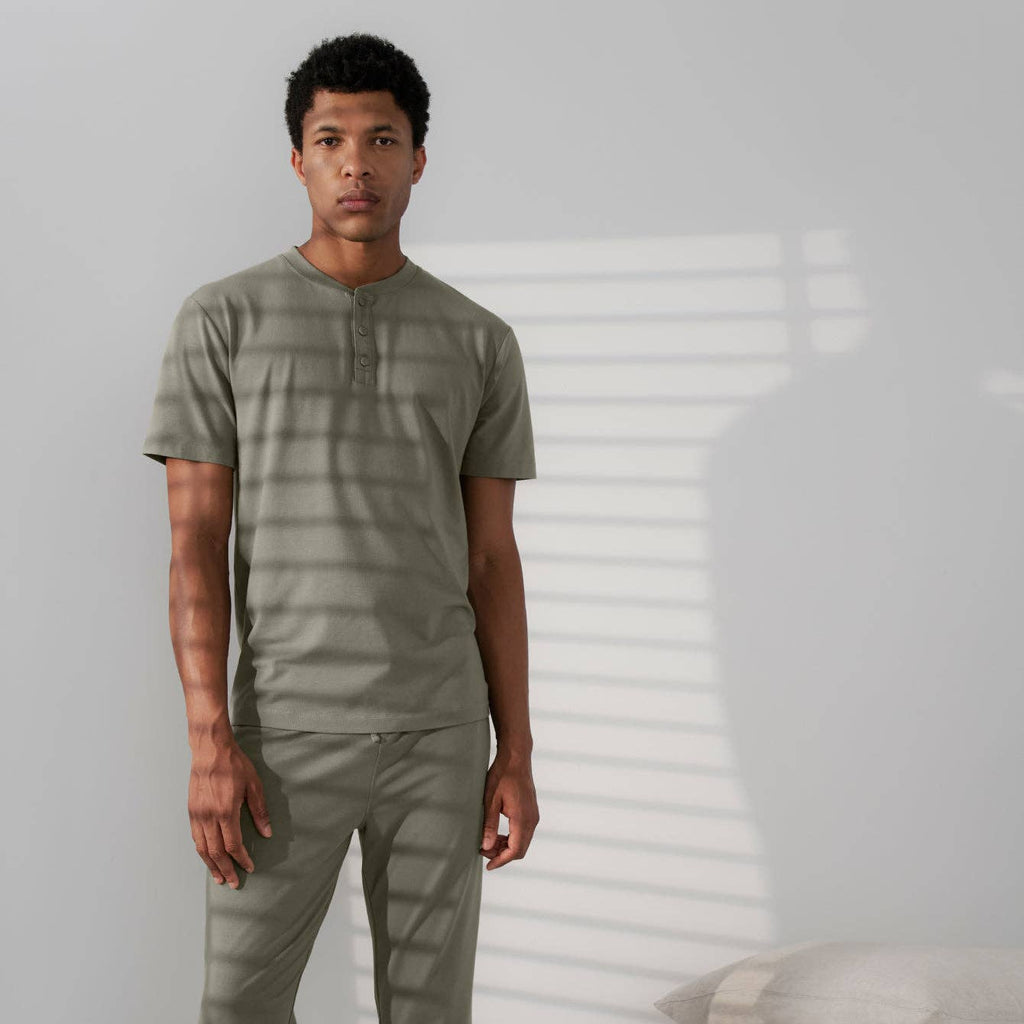 LUNYA - Men's Slumberknit™ Henley Tee