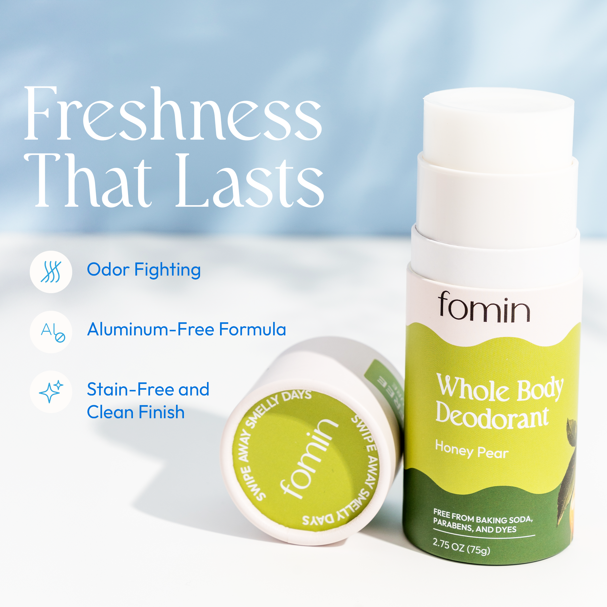 Fomin - Whole Body Deodorant Stick | 1 Pack