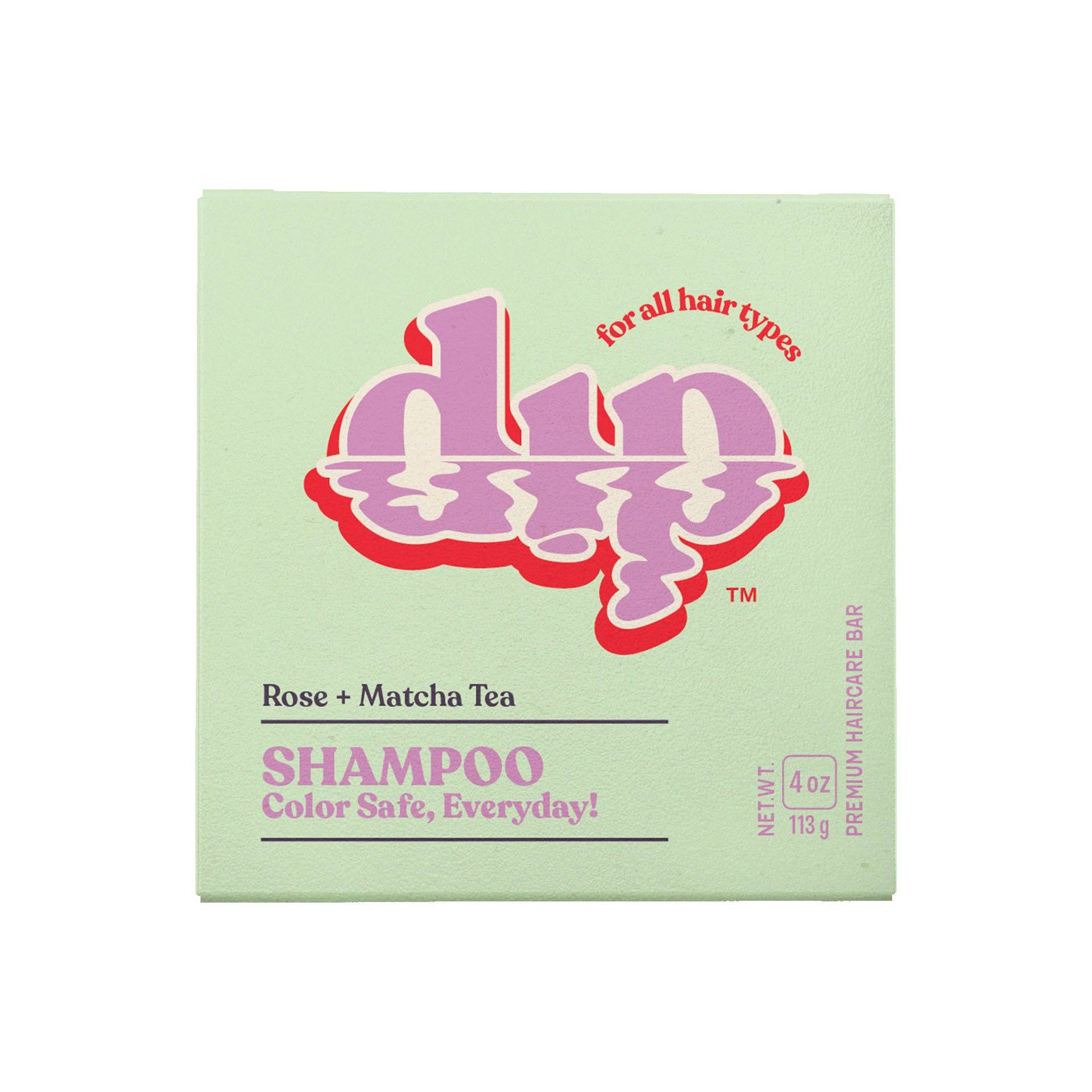 Dip - Dip Shampoo Bar: Color Safe, Everyday - Rose & Matcha Tea