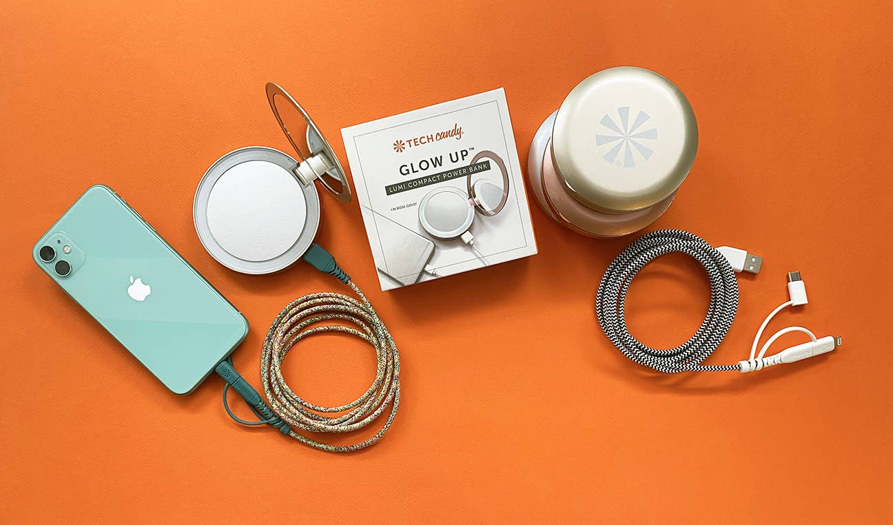 Tech Candy - Glow Up Lumi Compact Power Bank