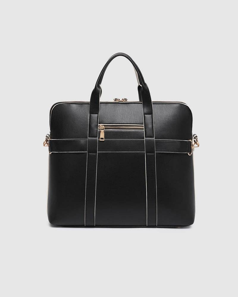 Louenhide - Rhodes Trolley Laptop Bag - Black and White