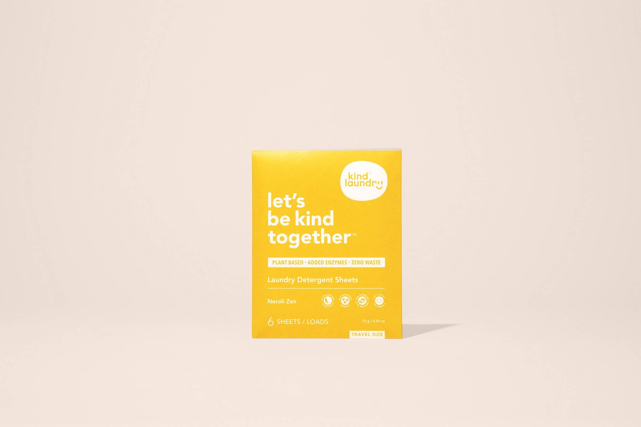Kind Laundry - Laundry Detergent Sheets Travel Pack - Neroli Zen 6 Loads