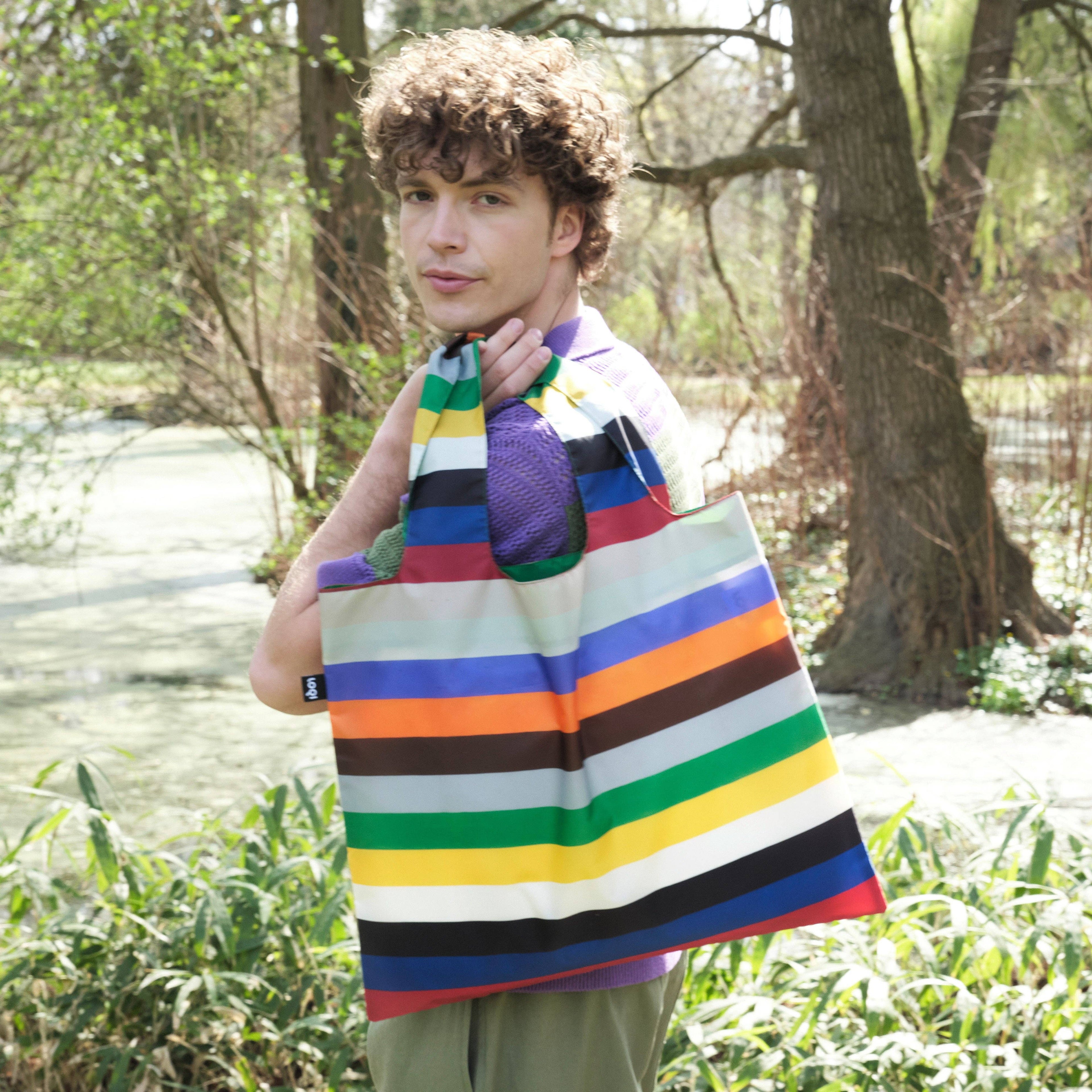 LOQI LLC - POUL GERNES Lottery Stripes Recycled Bag