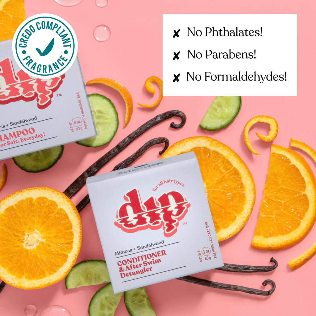 Dip - Dip Conditioner Bar & After Swim Detangler - Mimosa & Sandalwood