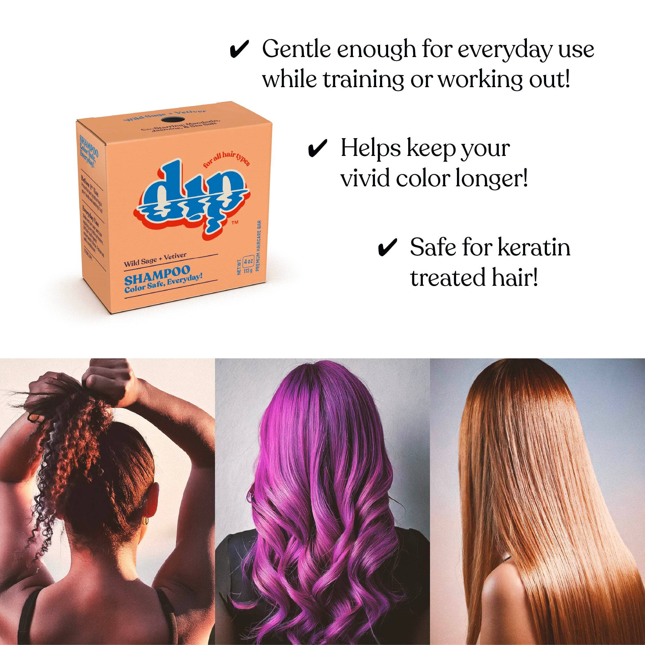 Dip - Dip Shampoo Bar: Color Safe, Everyday - Wild Sage & Vetiver