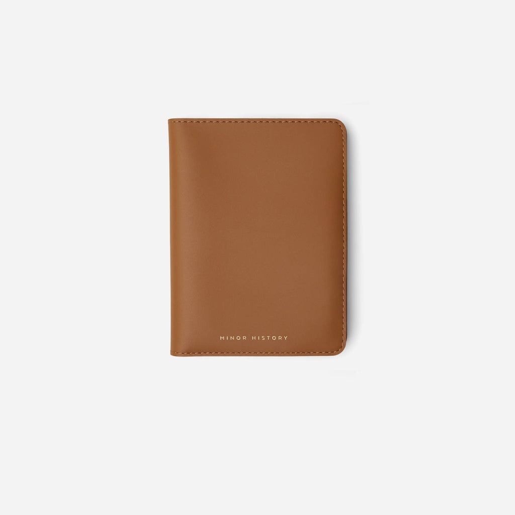 Minor History - The Atlas Passport Wallet in Saddle