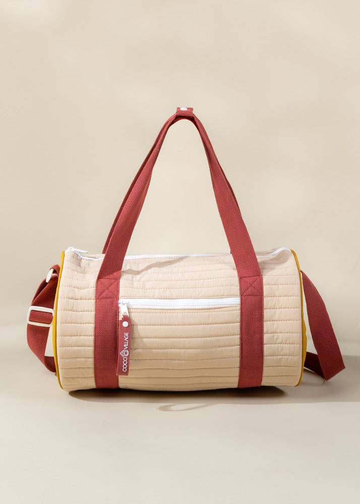 Coco Village - Washable Nylon Duffle Bag - Golden Hour