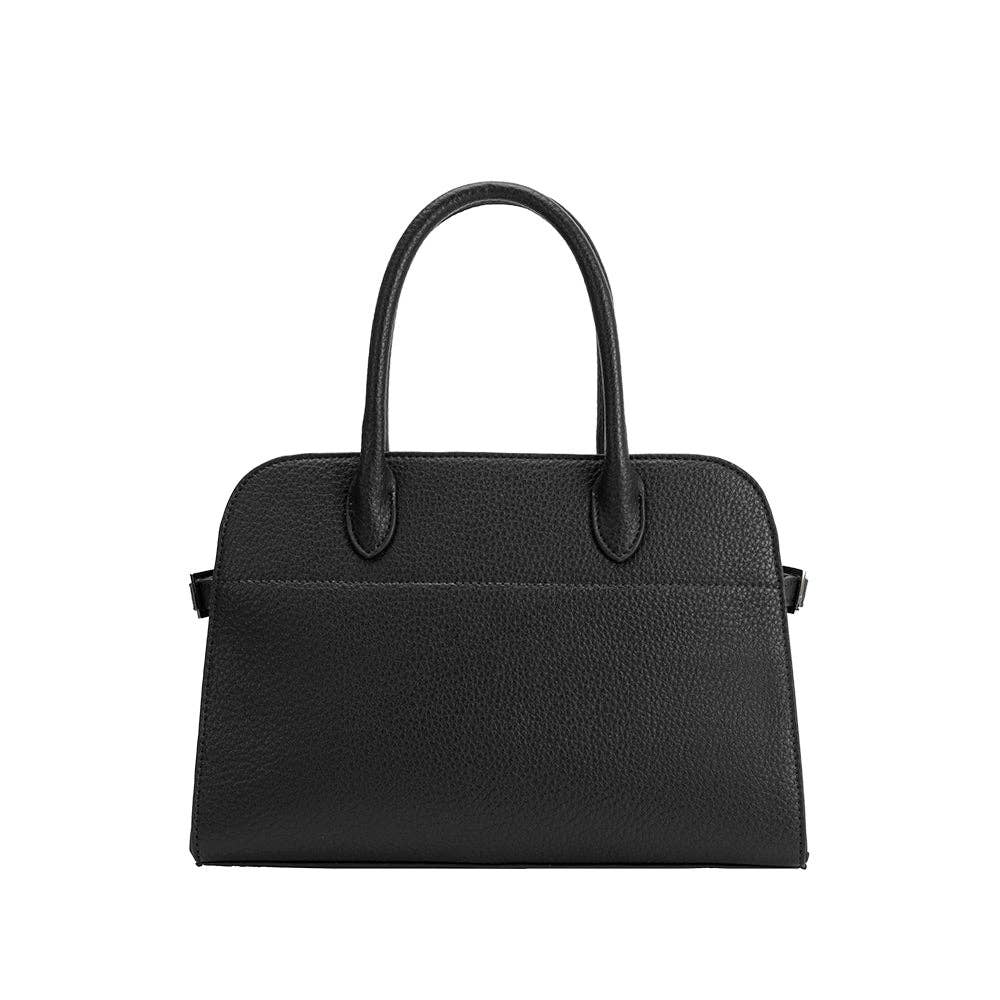 Melie Bianco - Marlo Black Recycled Vegan Leather Crossbody Bag