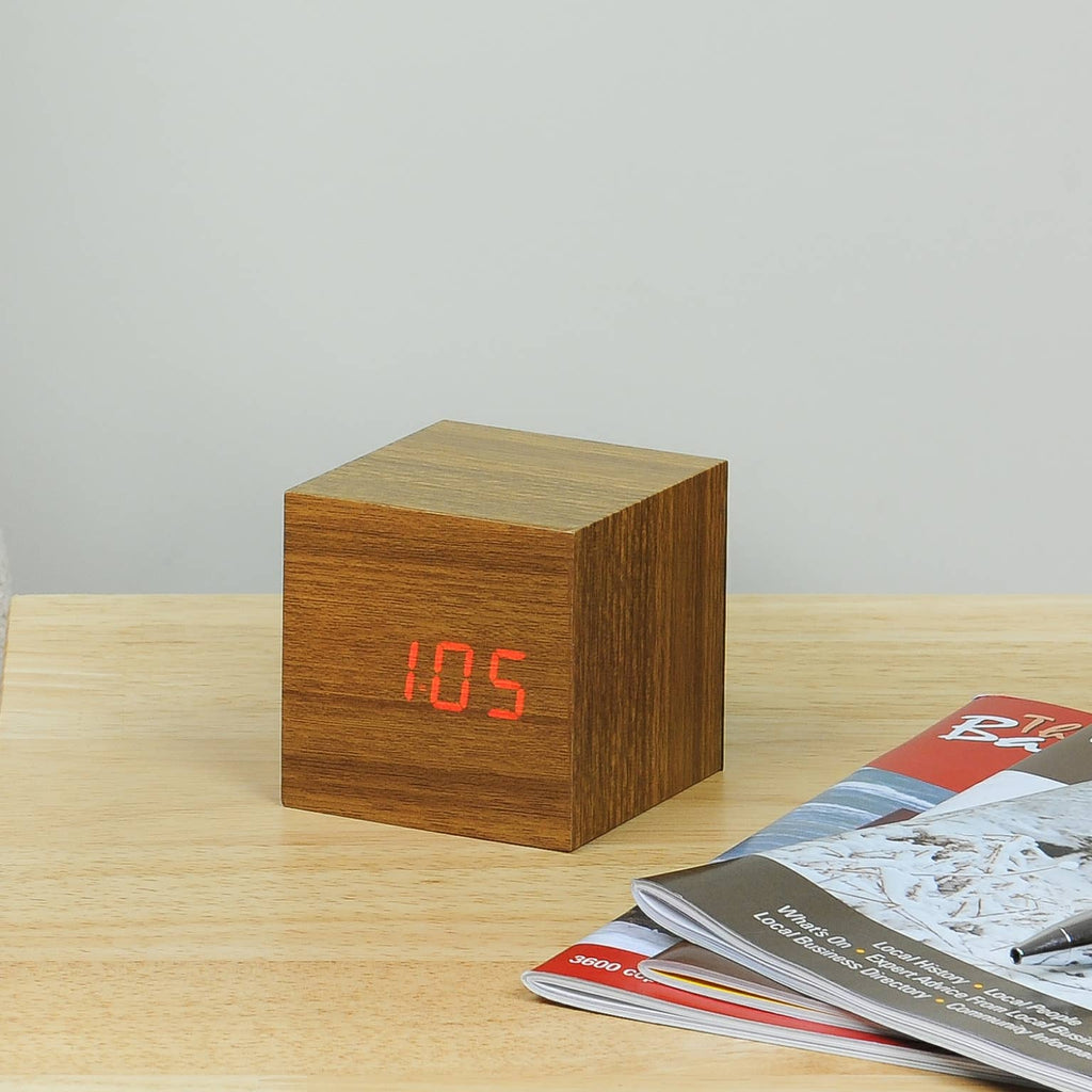 Gingko Design - Cube Click Alarm Clock