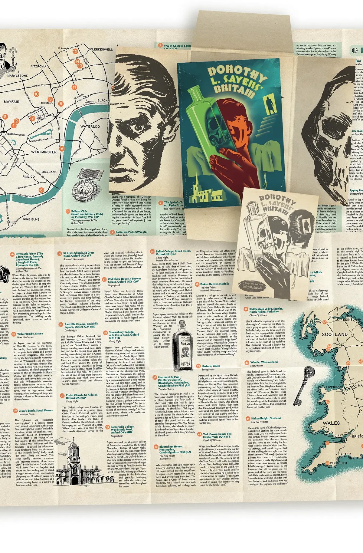 Herb Lester Associates - Dorothy L Sayers' Britain Map