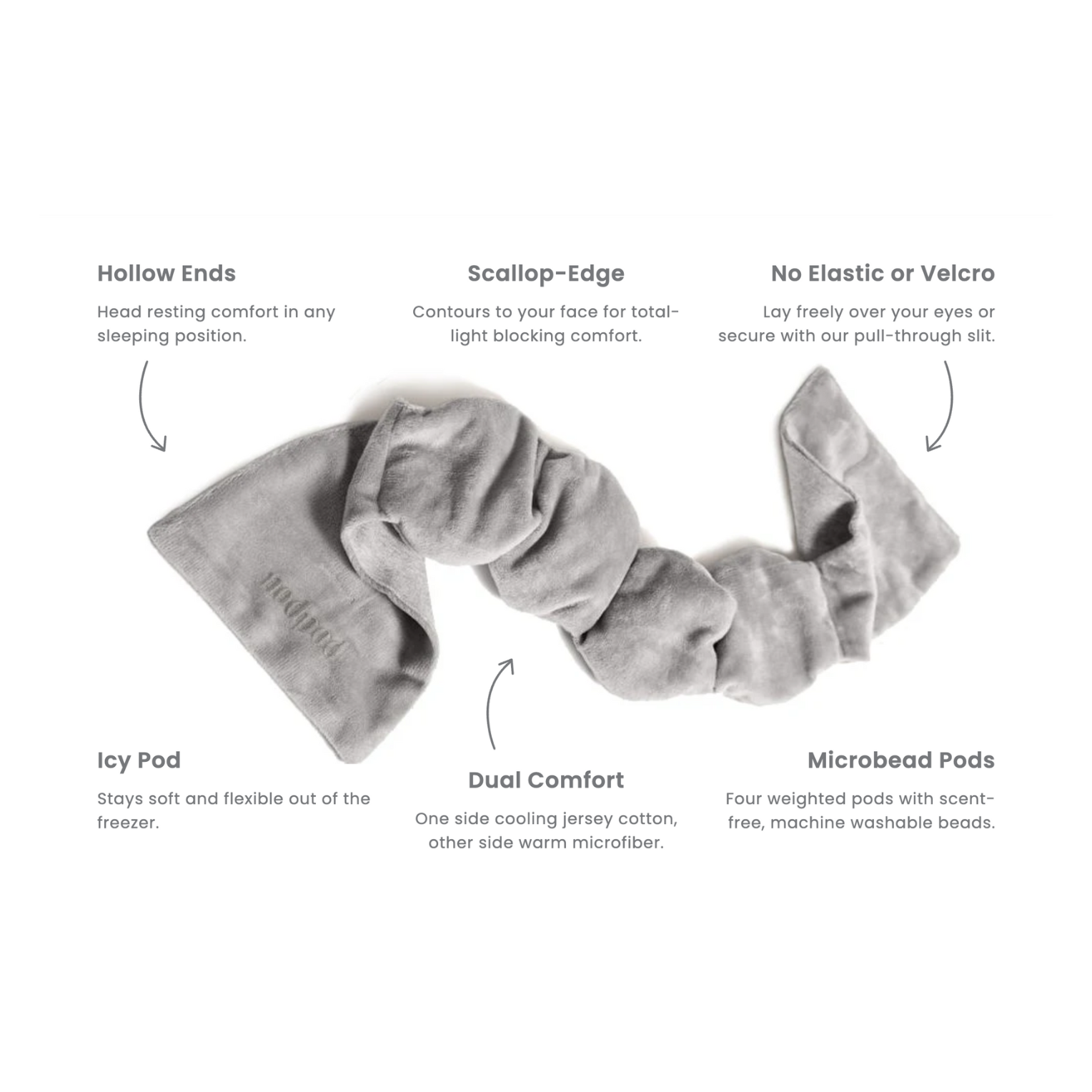 nodpod - Wisteria Weighted Sleep Mask - Eye Mask