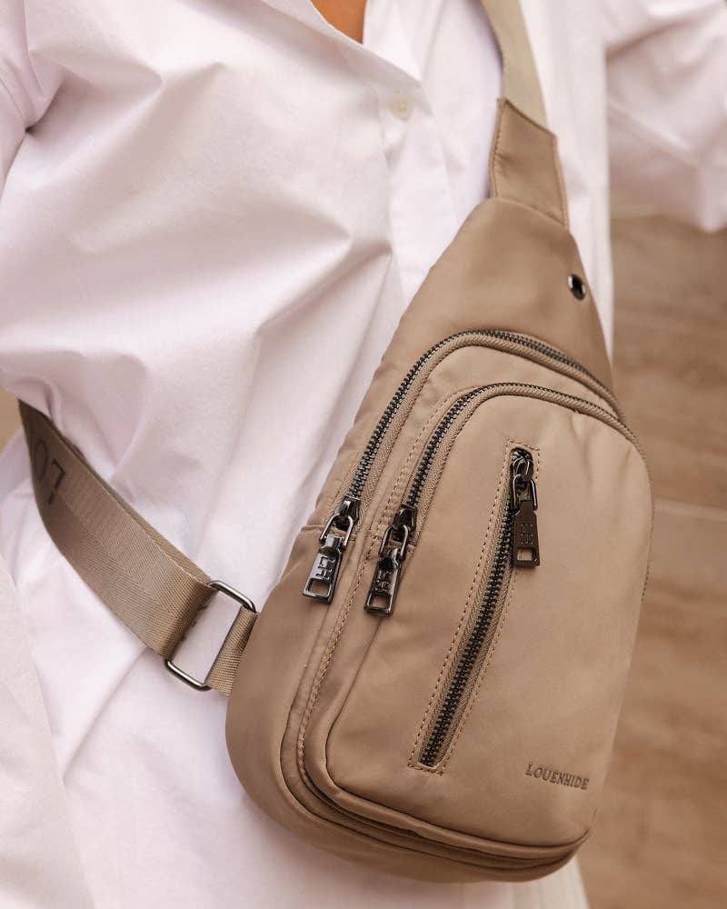The Boyd Sling Bag - Nylon Beige