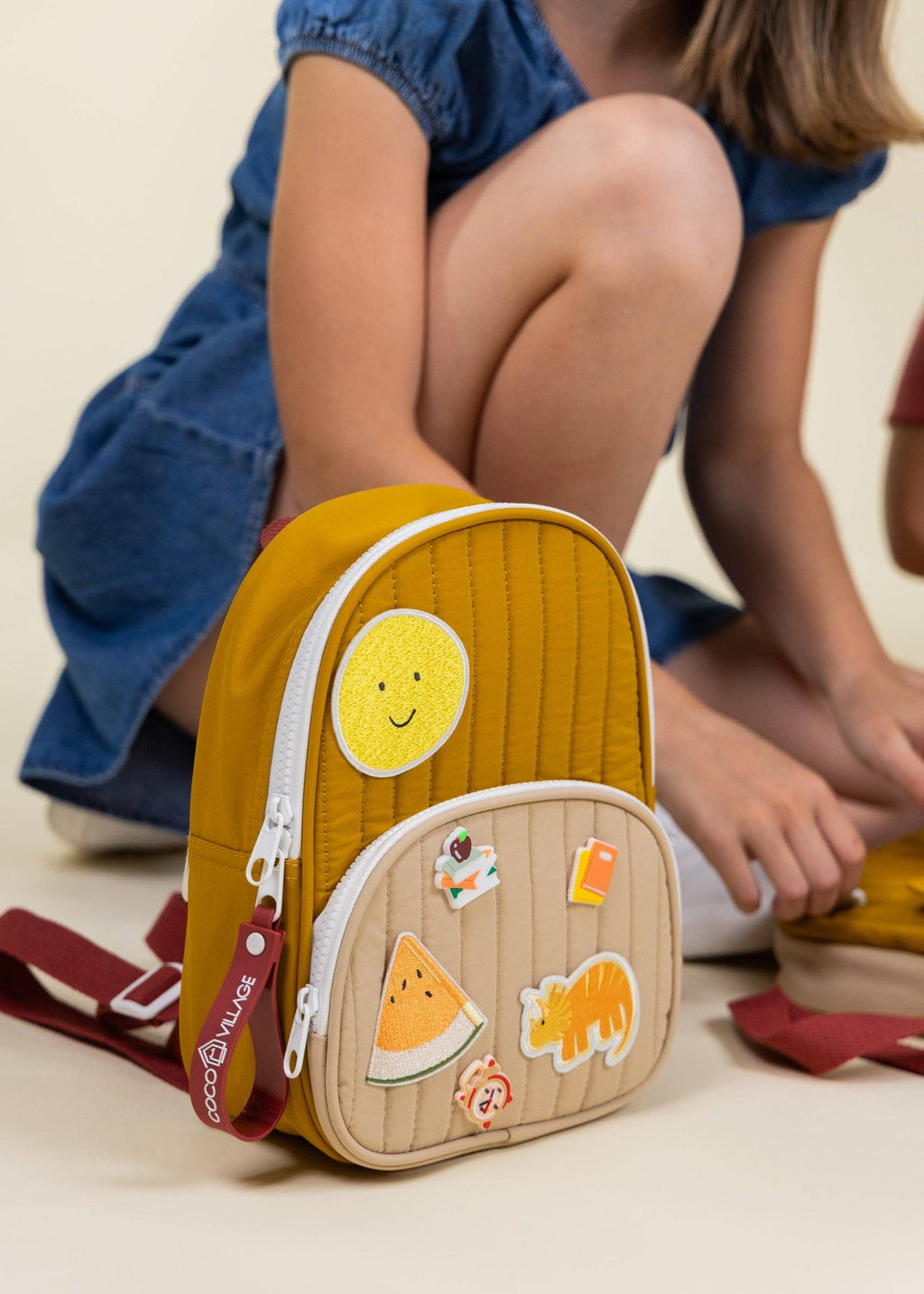 Coco Village - Washable Nylon Small Backpack  - Golden Hour