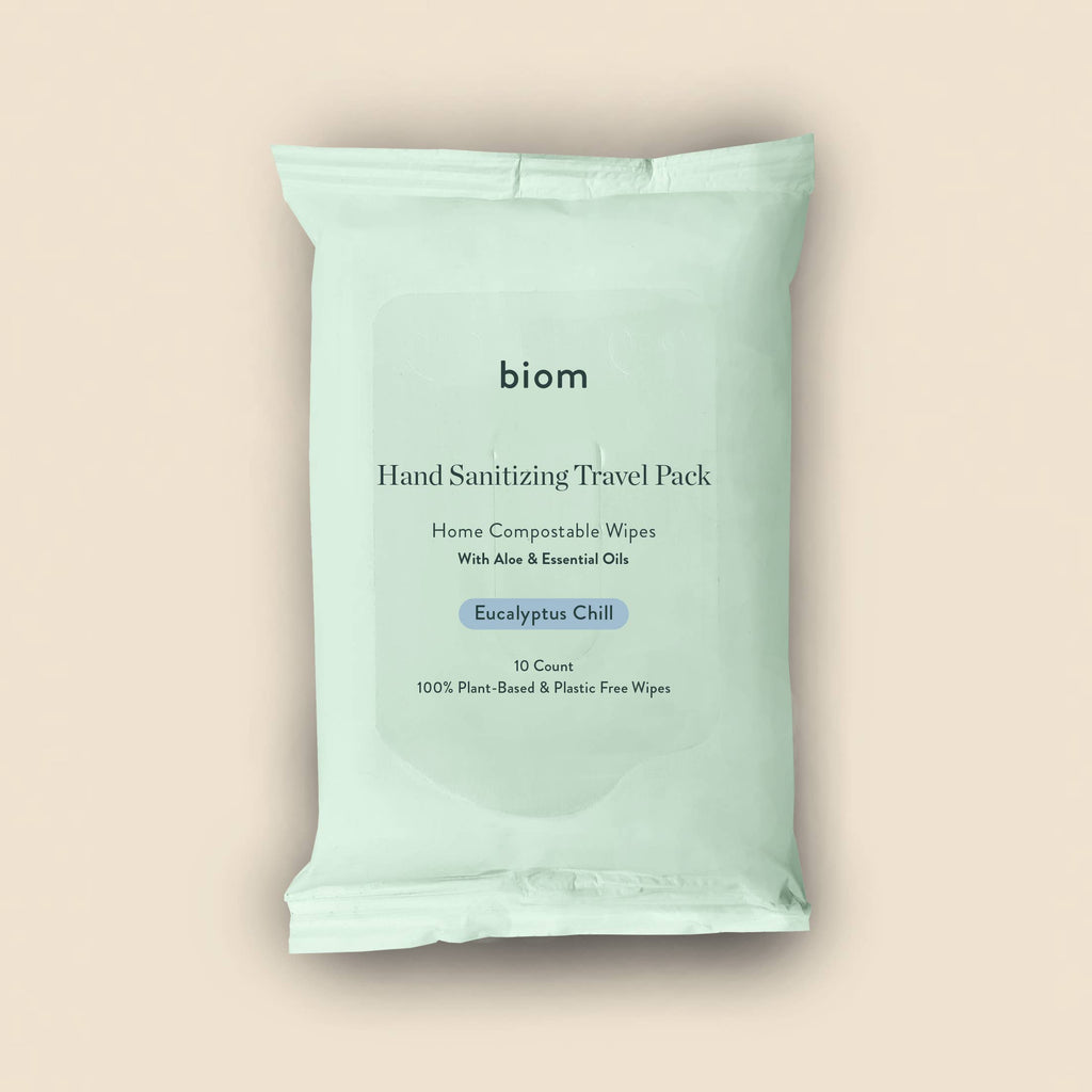 biom - Hand Sanitizing Wipes - Travel Pack (10ct)