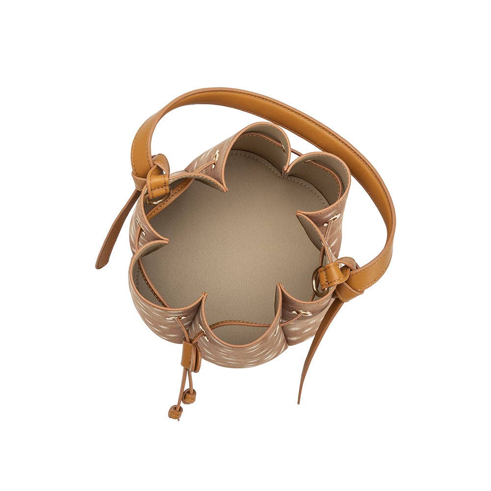 Melie Bianco - Laguna Mini Bambi Recycled Vegan Suede Top Handle Bag