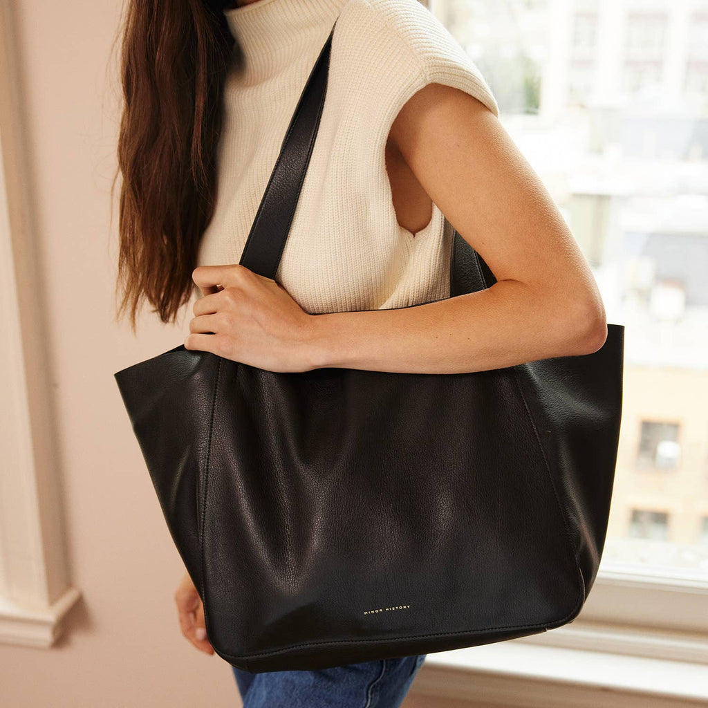 Minor History - The Times Tote - Black