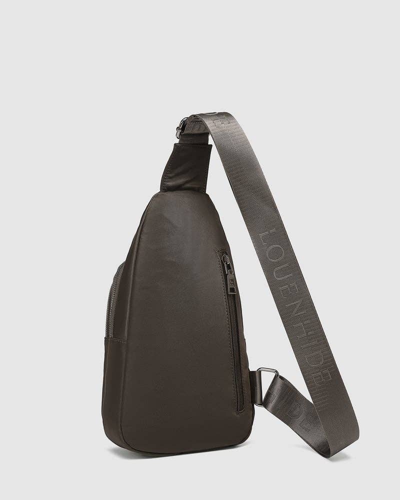 Louenhide - Boyd Nylon Sling Bag - Chocolate
