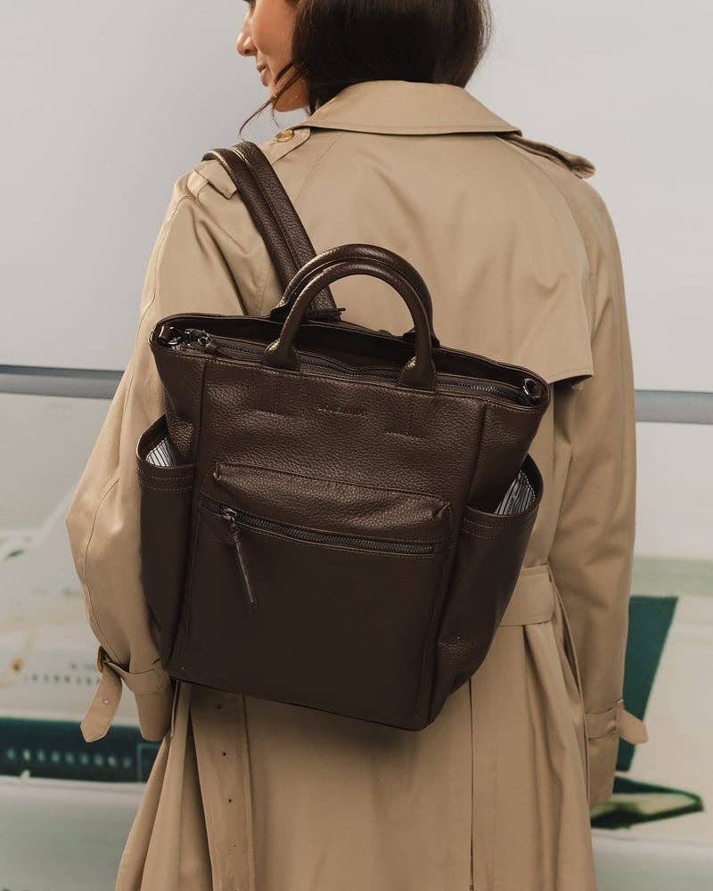 Louenhide - Baby Bronx Convertible Backpack - Chocolate