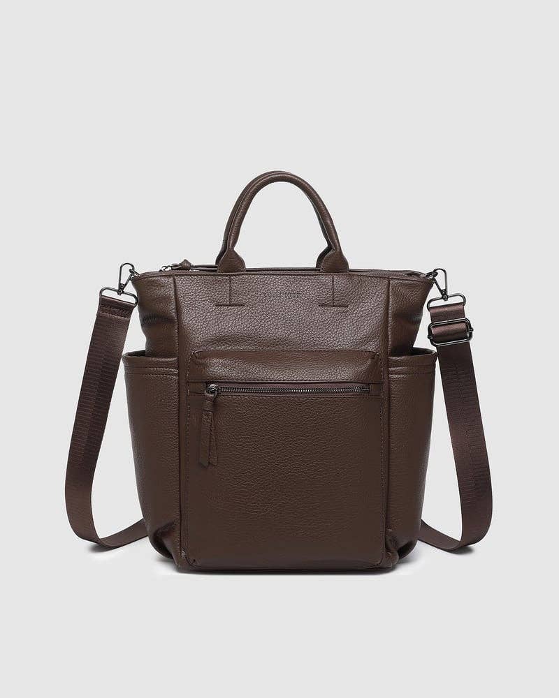 Louenhide - Baby Bronx Convertible Backpack - Chocolate