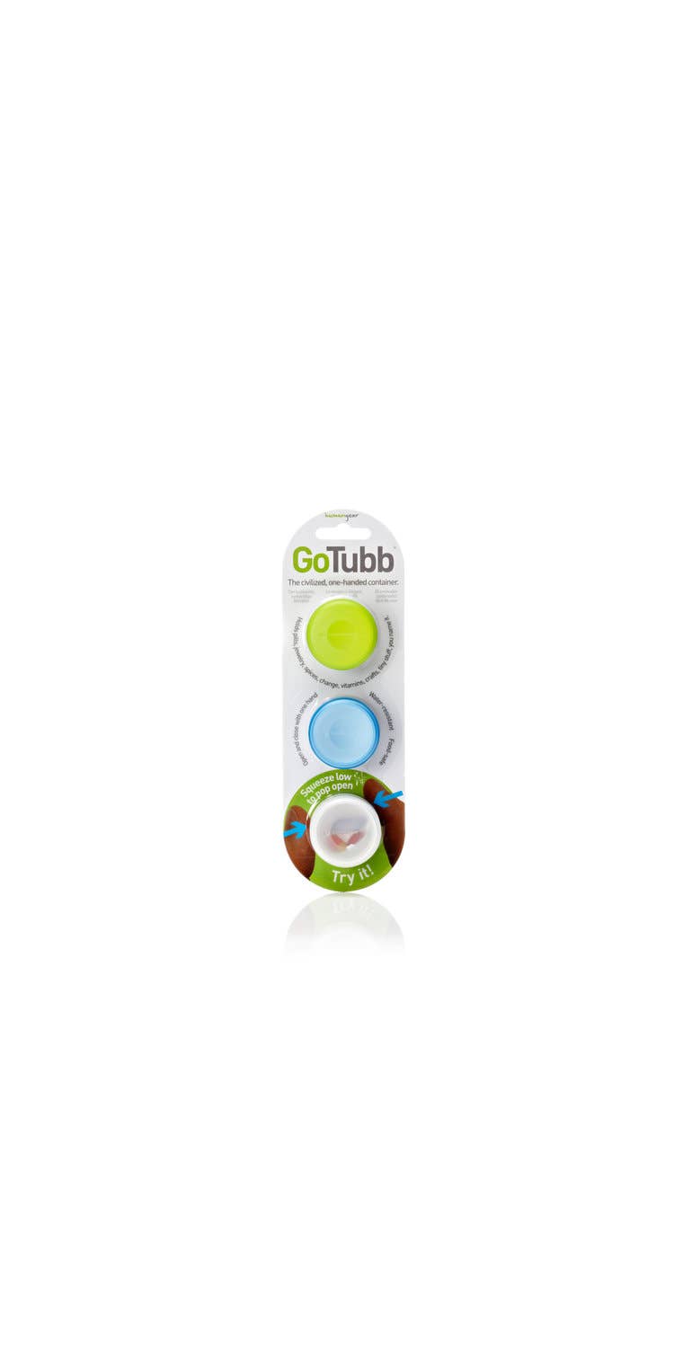 humangear - GoTubb 3-Pack - Reusable Storage Travel Container