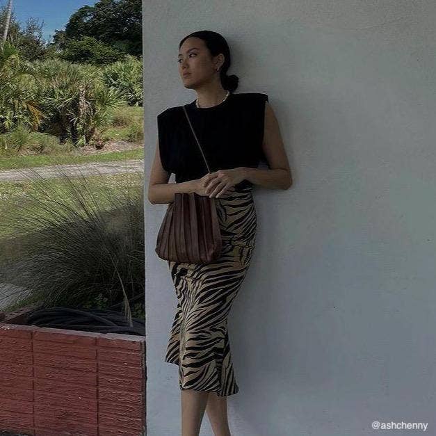 Melie Bianco - Carrie Chocolate Pleated Vegan Shoulder Bag