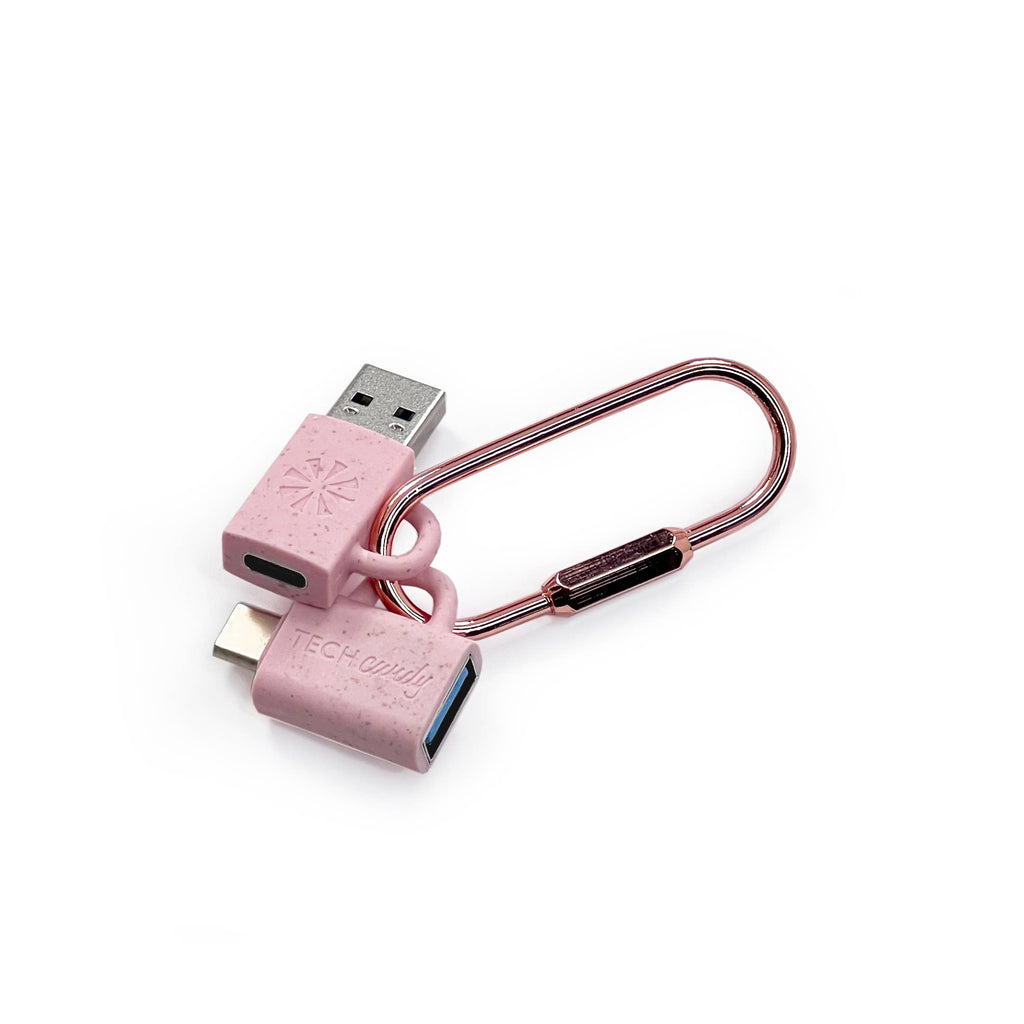 Tech Candy - ADAPT DAT SET OF 2 ADAPTERS (USB TO USB-C + USB-C TO USB)