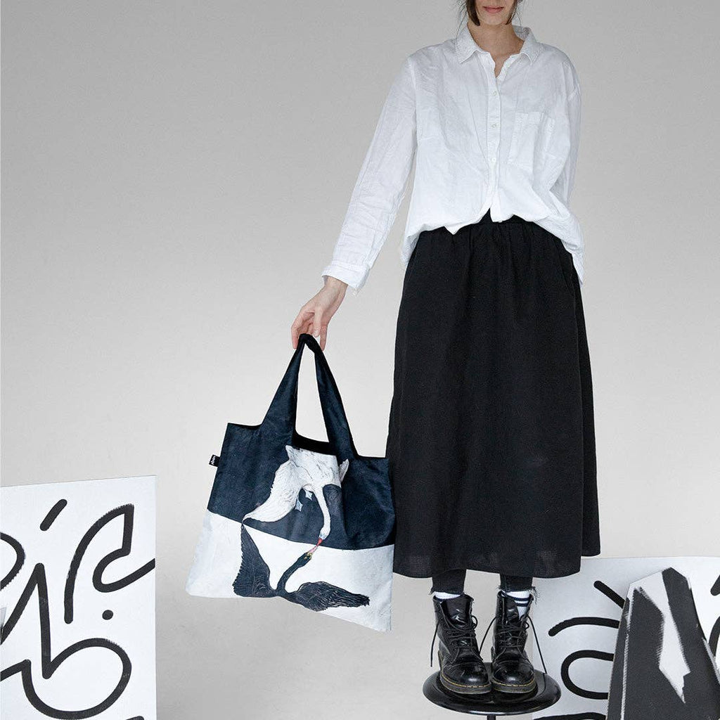 LOQI LLC - HILMA AF KLINT The Swan Recycled Bag