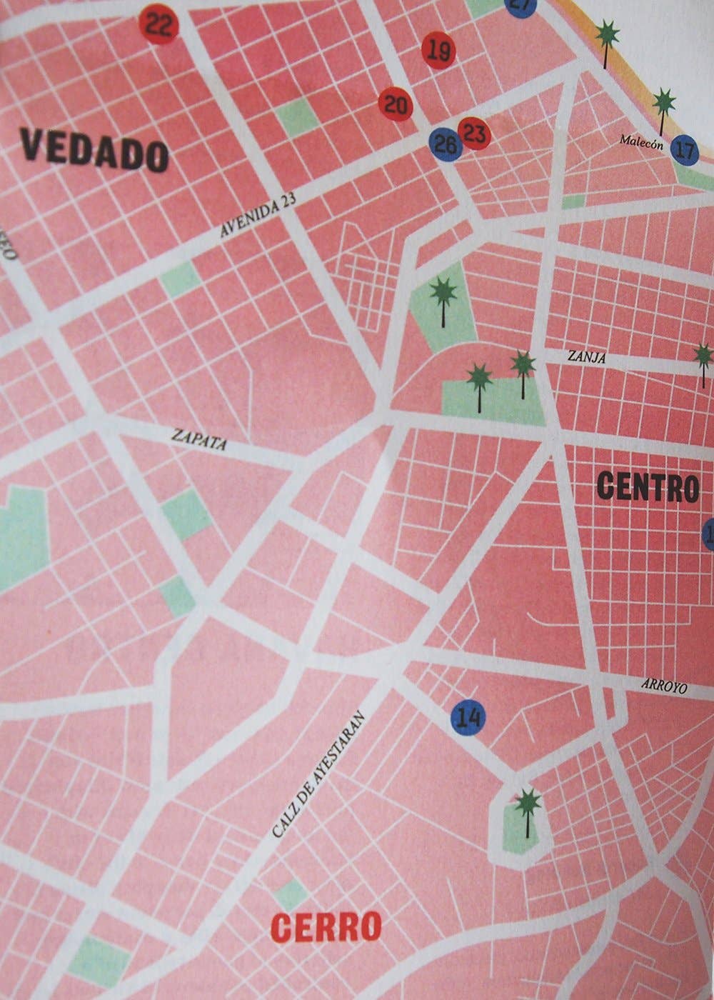 Herb Lester Associates - Havana: Right Now - Cuban Travel Map & Cultural Guide